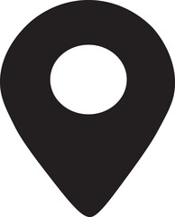 Vector Location Pin Icon for Map and Navigation