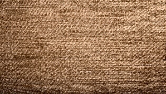 close up of beige color canvas abstract background texture wall surface of fabric texture in yellowish brown color