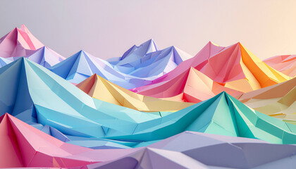 Obraz premium landscape paper