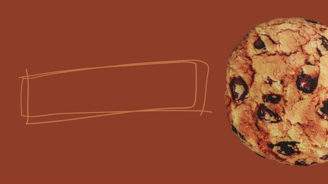 animation of chocolate cookie