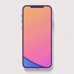 smart phone with blank screen