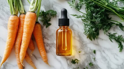Carrot Seed Oil Serum for Radiance Boosting and Skin Care