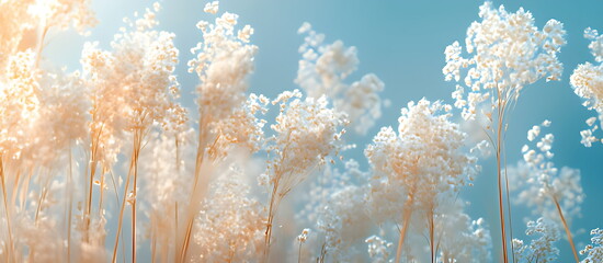 A stretch of pampas grass sways gently in the breeze