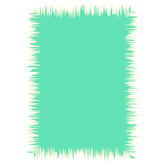 Blank Jagged Rectangle Line Frame