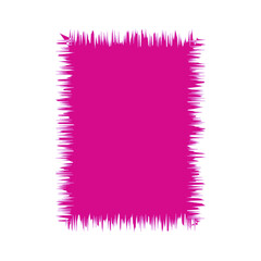Blank Jagged Rectangle Line Frame
