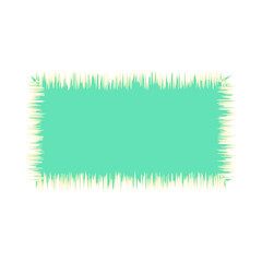 Blank Jagged Rectangle Line Frame