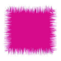 Blank Jagged Rectangle Line Frame