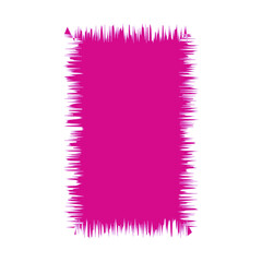 Blank Jagged Rectangle Line Frame