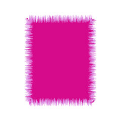 Blank Jagged Rectangle Line Frame