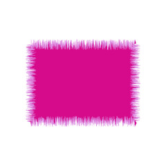 Blank Jagged Rectangle Line Frame