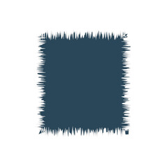 Blank Jagged Rectangle Line Frame
