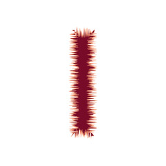 Blank Jagged Rectangle Line Frame