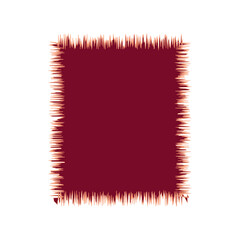 Blank Jagged Rectangle Line Frame
