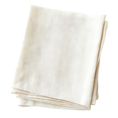 Cream-Colored Textured Napkin Elegant Fabric Close-up
