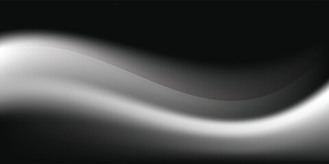 Dark gray to black grainy background with noise texture and monochrome gradient. vector illustration eps10