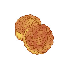 Moon cake illustration 