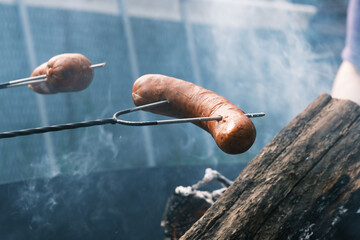 Kiełbasa na ognisku