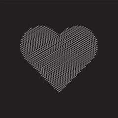 Sketch of A Heart.