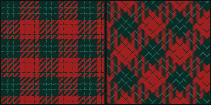 Classic plaid seamless pattern vector. Background graphic tartan fashion design use for print, texture, cloth, fabric, flannel.