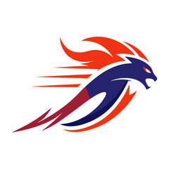 Vector art illustration of a mascot logo