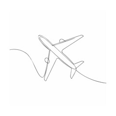 Vector illustration of airplane