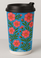 flower pot isolated on white background