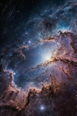 Spiral Galaxy in Deep Space