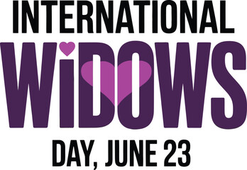 Heartbeat Widows Day Poster