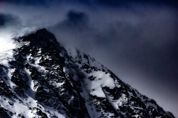 snowy mountain peak
