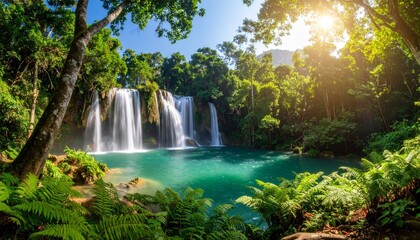 waterfall in the forest