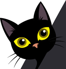 vector illustration of a cat