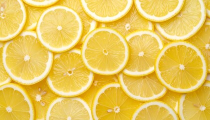 Fototapeta premium lemon slices background