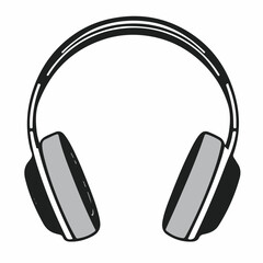 A minimalist black outline vector of a potted succulent plant with thick, upright leaves, perfect for nature or decor themes.