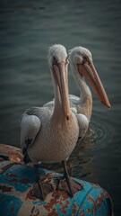 Realistic Pelicans Image with Open Beaks and Wildlife Photography in Lahore