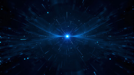 Fototapeta premium Stunning Cosmic Explosion in Deep Space