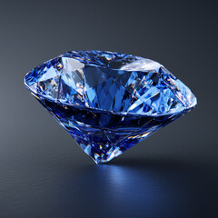 blue diamond on blue background