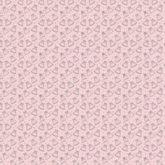 Abstract color poster seamless decorative pattern art vector illustration isolated on muted background