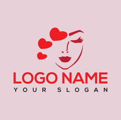 Baeuty Face Logo Design.for makeup, salon.