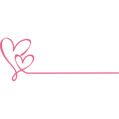 Heart Line Art
