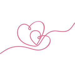Heart Line Art