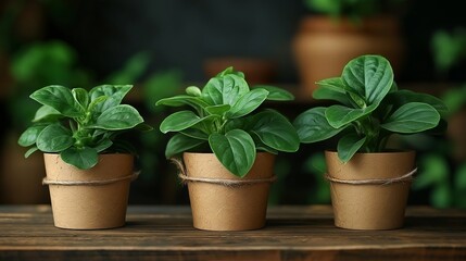 Fototapeta premium Fresh Flowers In Pots. Illustration On The Theme Of Plants, Nutrition, And Gardening.