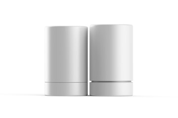 Paper Tube Packaging Mockup Blank Image 3D Rendering