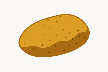 vector illustration of a potato
