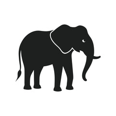 Profile View Elephant Wild Animal Silhouette