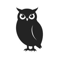 Profile View Owl Night Bird Silhouette