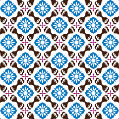 Handcrafted Seamless Wallpaper Design with Ethnic Boho Elements, Vibrant Multicolor Abstract Seamless Pattern for Posters and Cards