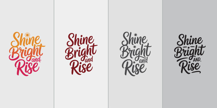 Inspirational Typography Vector Pack – Positive Quotes for T-Shirts and Home Decor