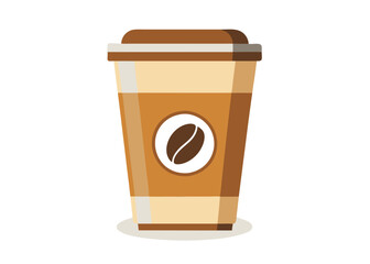 coffee cup isolated on white