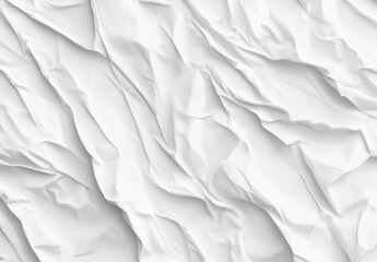 Obraz premium white crumpled paper