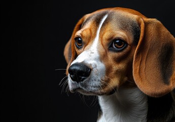 beagle puppy portrait